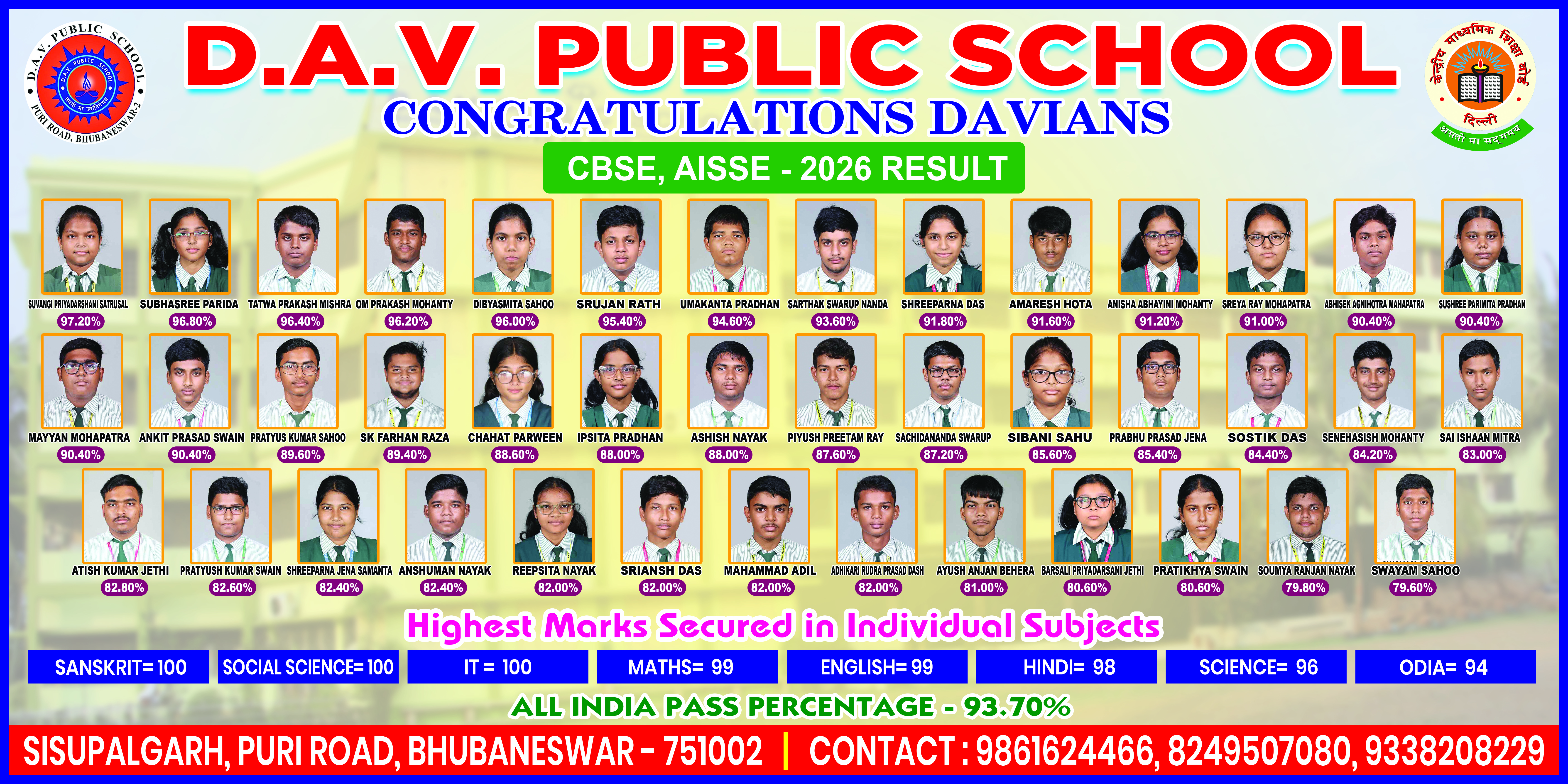 CBSE AISSE RESULT-2026